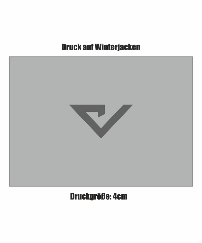 Dekor DTF-Logo bis 50 cm² auf Winterjacken